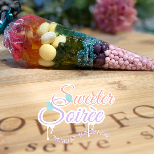 A Touch of Conefetti: Rainbow Sweet Cone
