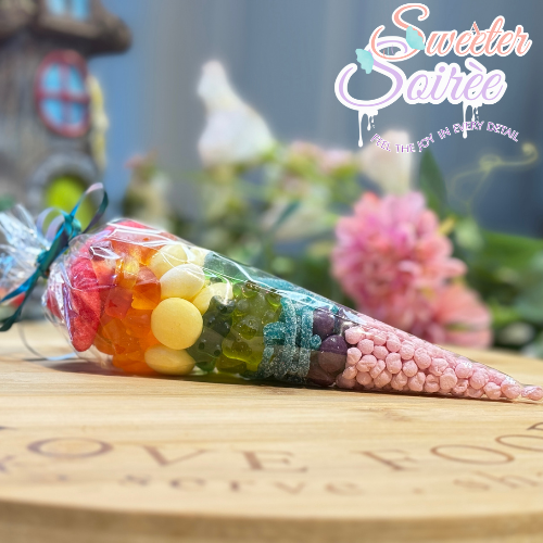 A Touch of Conefetti: Rainbow Sweet Cone