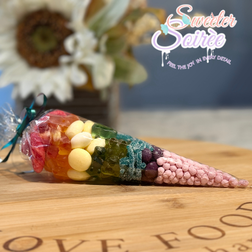 A Touch of Conefetti: Rainbow Sweet Cone