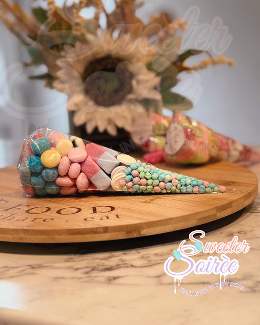 A Touch of Conefetti: Gender Reveal Sweet Cone